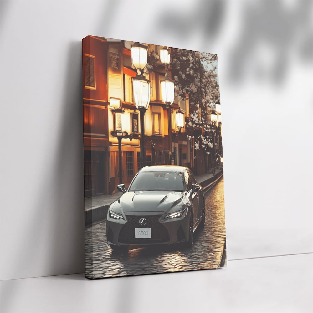 Lexus IS Cruising Kyoto Streets - Refined Elegance in Motion