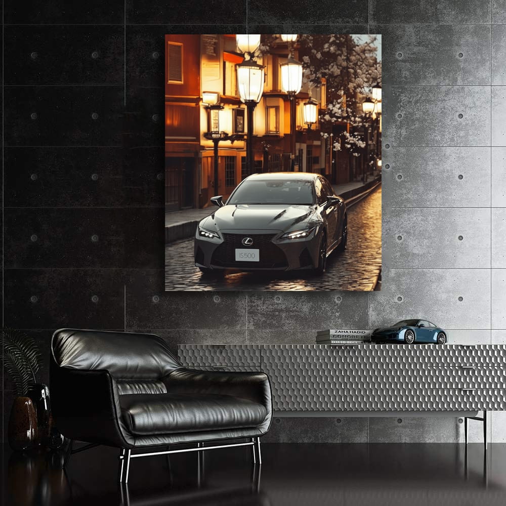 Lexus IS Cruising Kyoto Streets - Refined Elegance in Motion