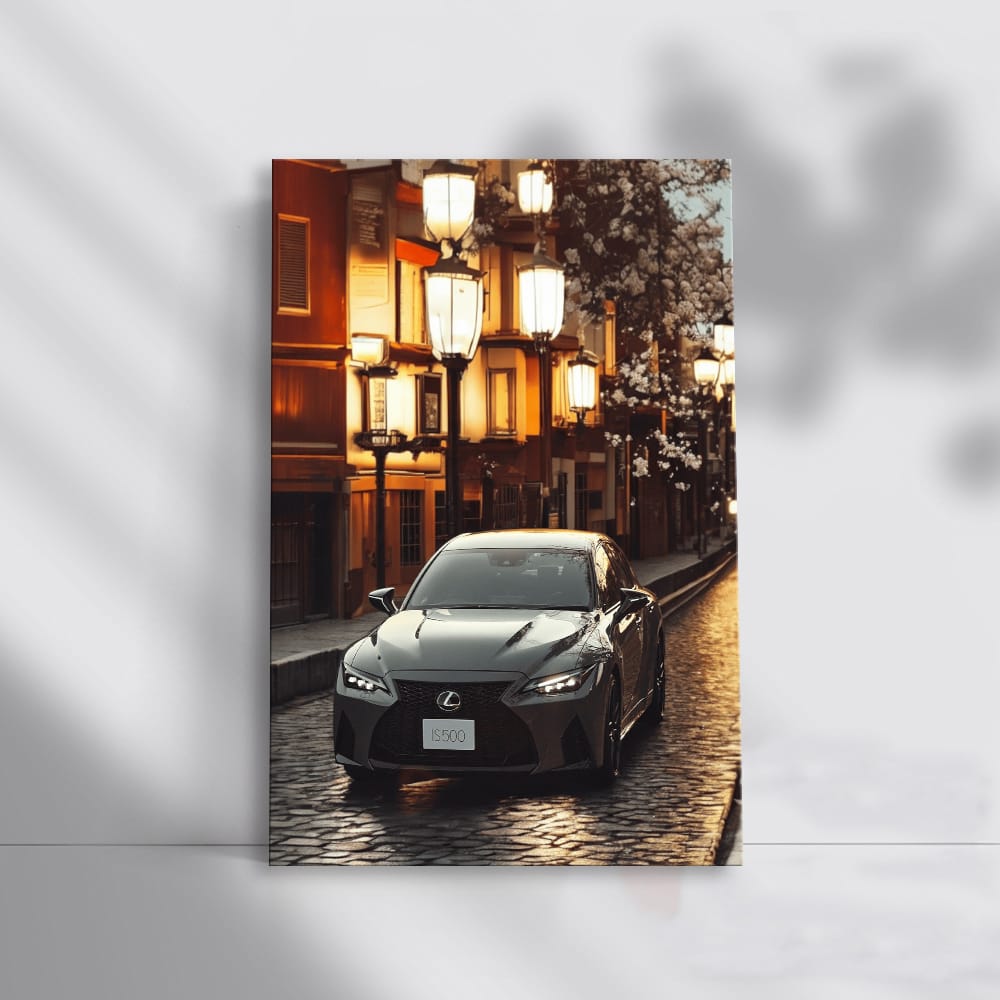 Lexus IS Cruising Kyoto Streets - Refined Elegance in Motion