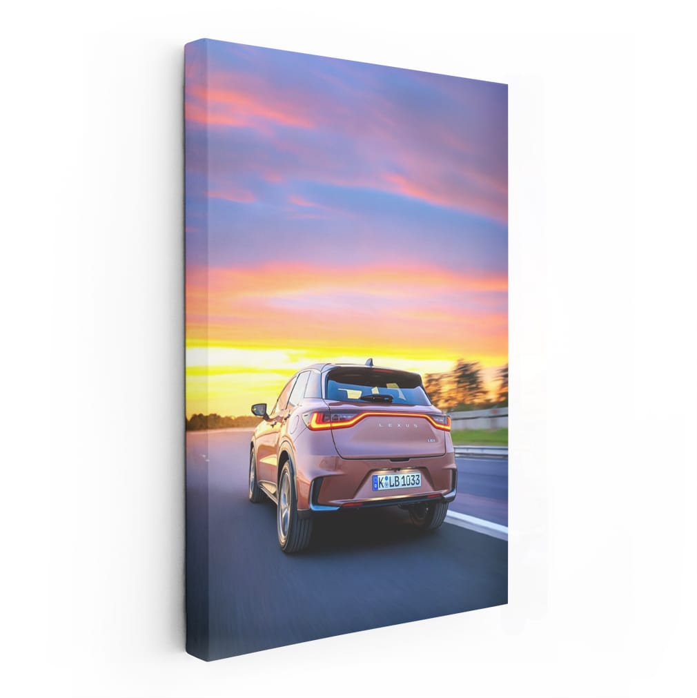Lexus LBX at Dusk - Elegant Design, Timeless Style