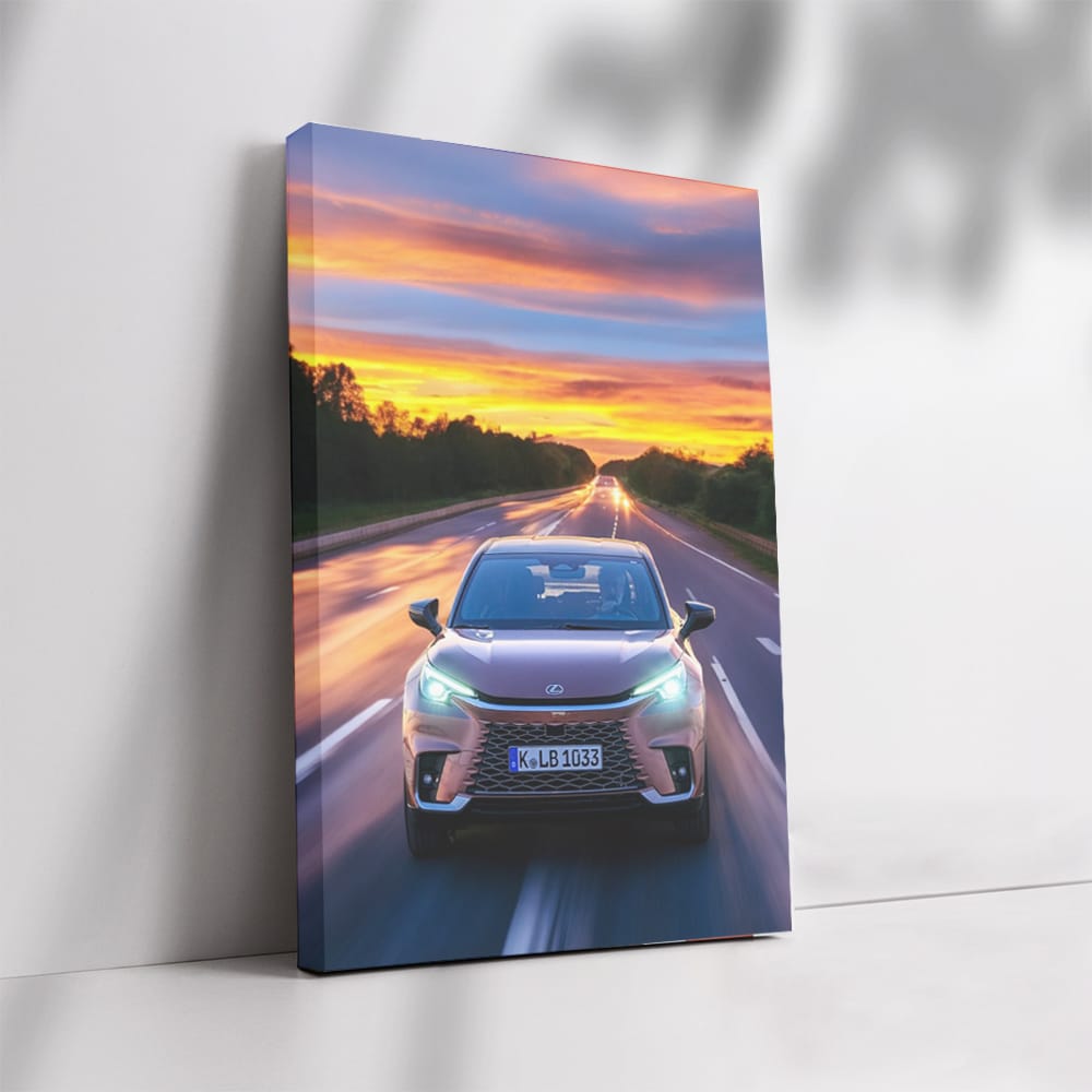 Lexus LBX Captured at Sunset - Sleek and Sophisticated