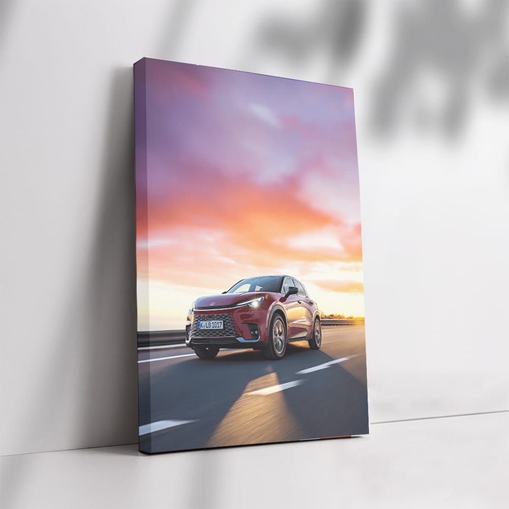 Lexus LBX at Sunset - Stylish and Sophisticated Drive