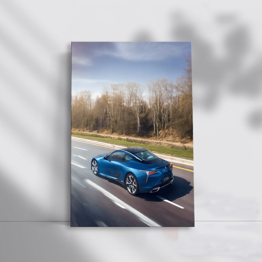 Lexus LC 500h Cruising Highway - Elegance in Motion