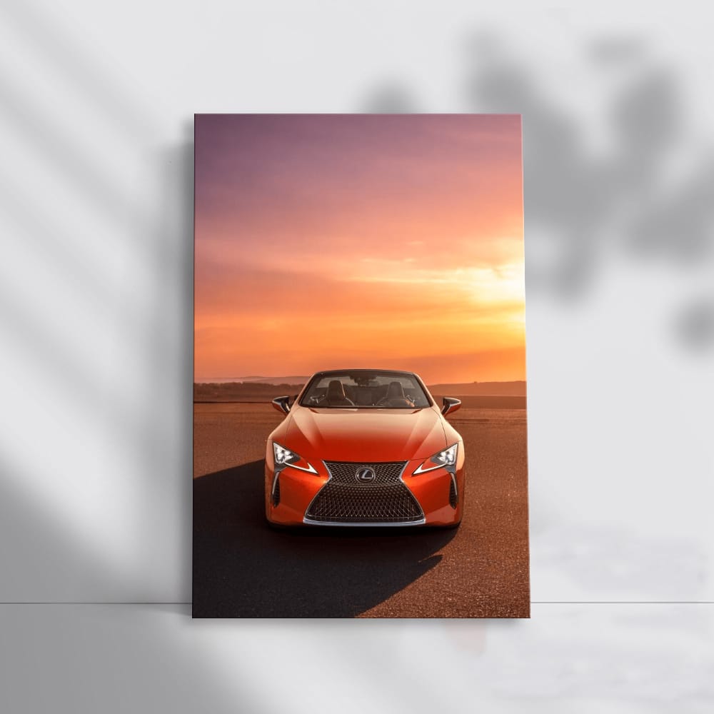 Lexus LC 500h at Sunset - Fusion of Luxury and Performance