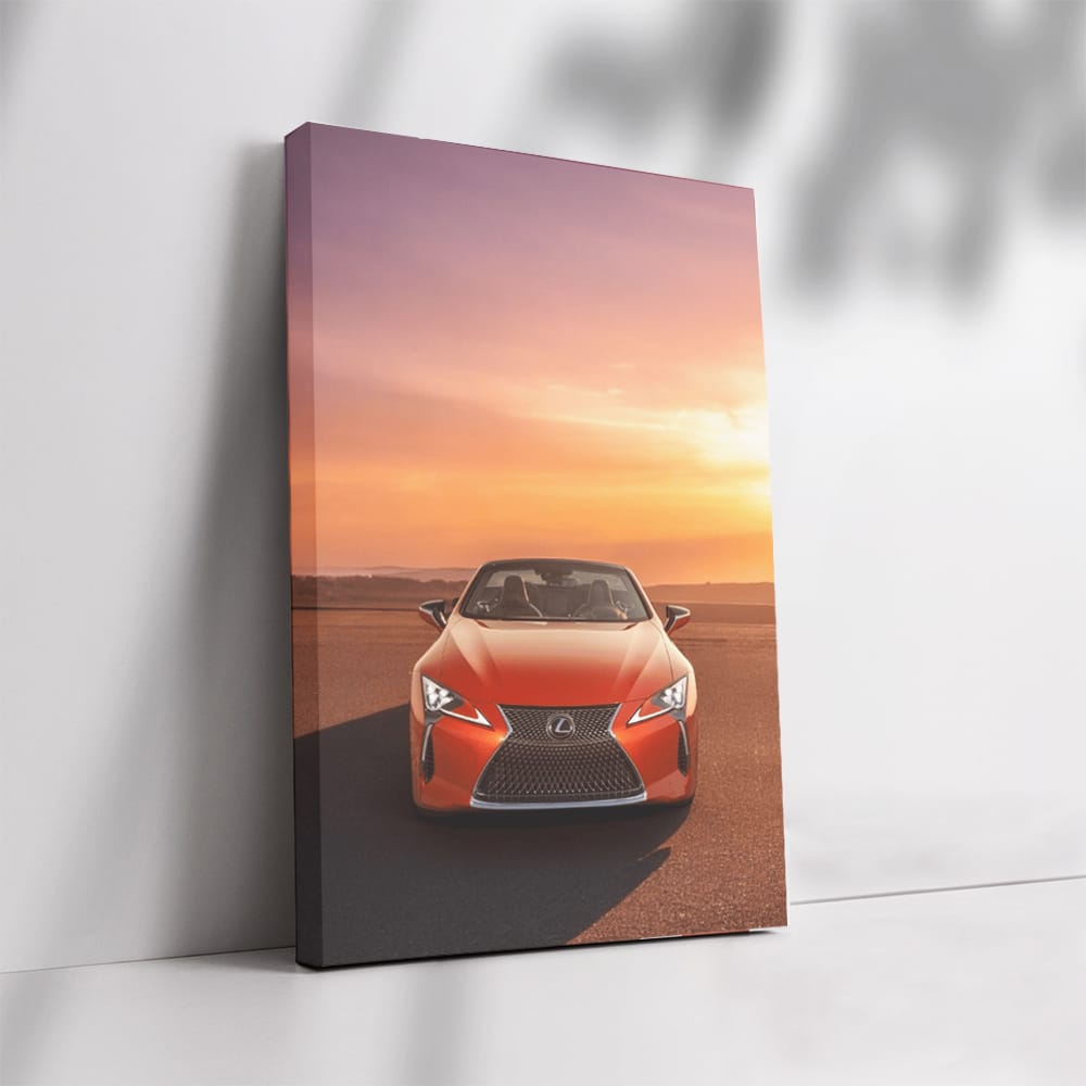 Lexus LC 500h at Sunset - Fusion of Luxury and Performance