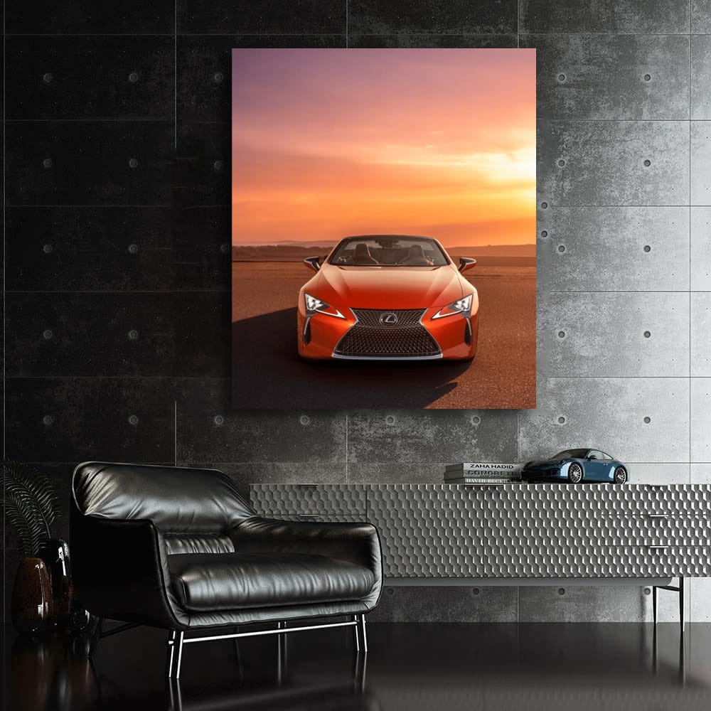 Lexus LC 500h at Sunset - Fusion of Luxury and Performance