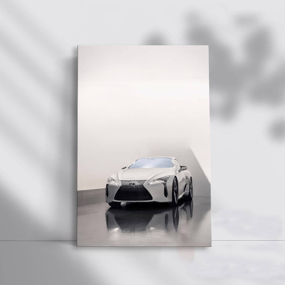 Lexus LC Elegance in Parking Lot - Sleek Luxury Icon