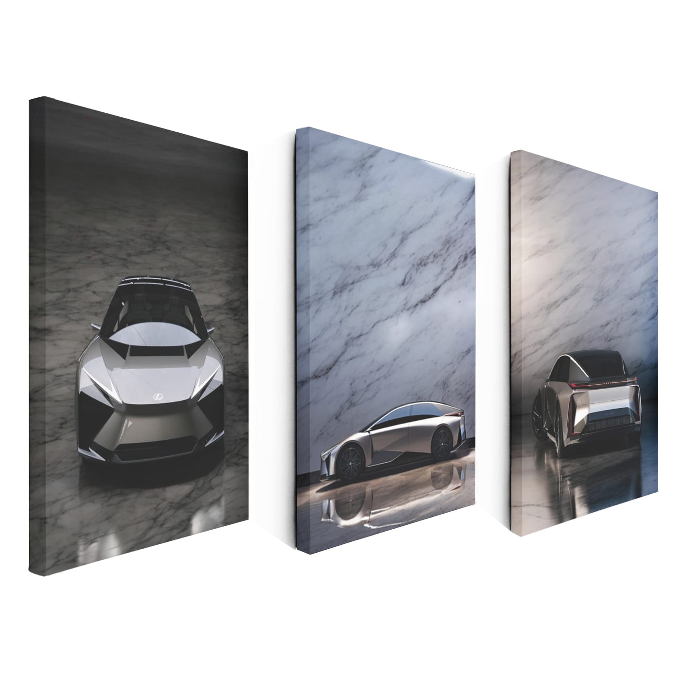 Lexus LF-ZC Marble Set of 3