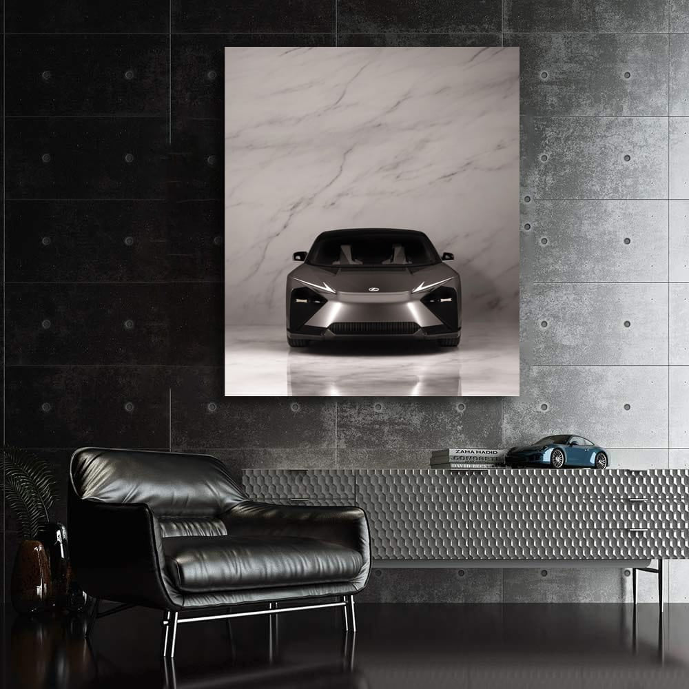 Lexus LF-ZC White Marble - Elegance in Motion