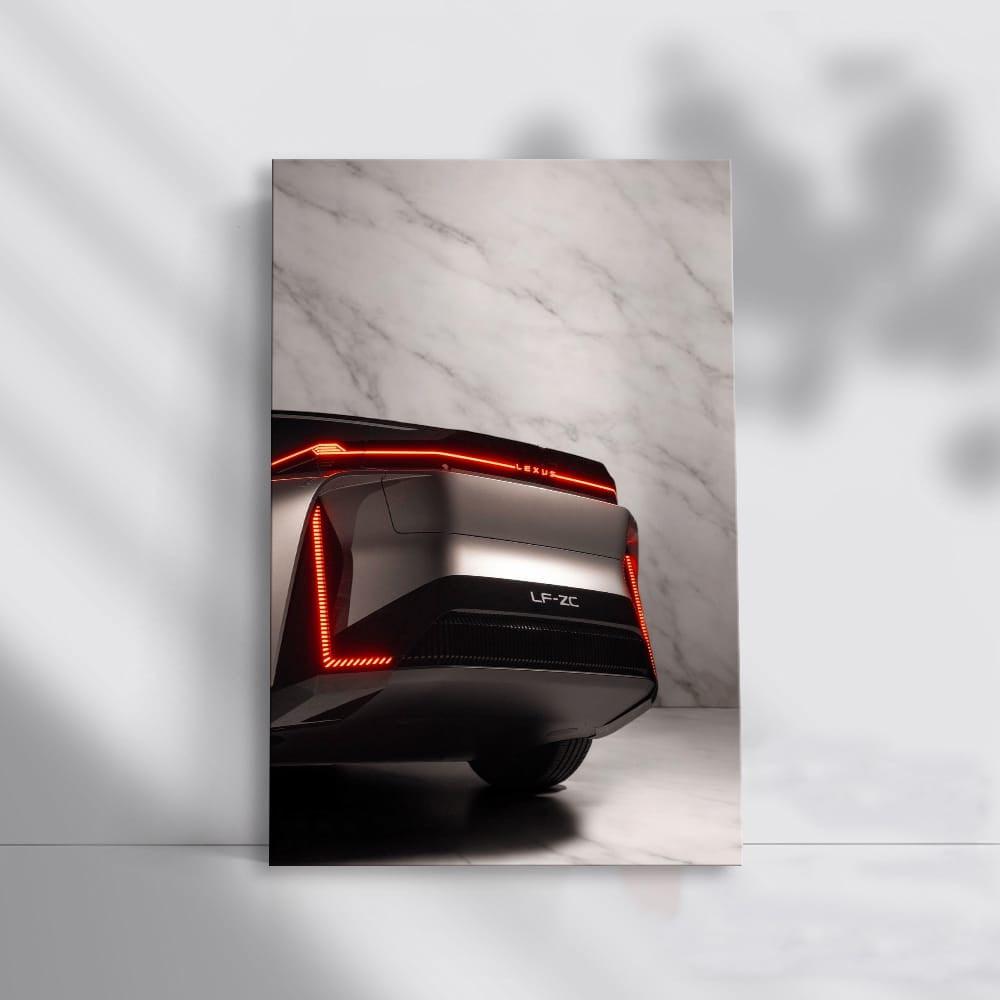 Lexus LF-ZC Marble White - Sleek Future Design
