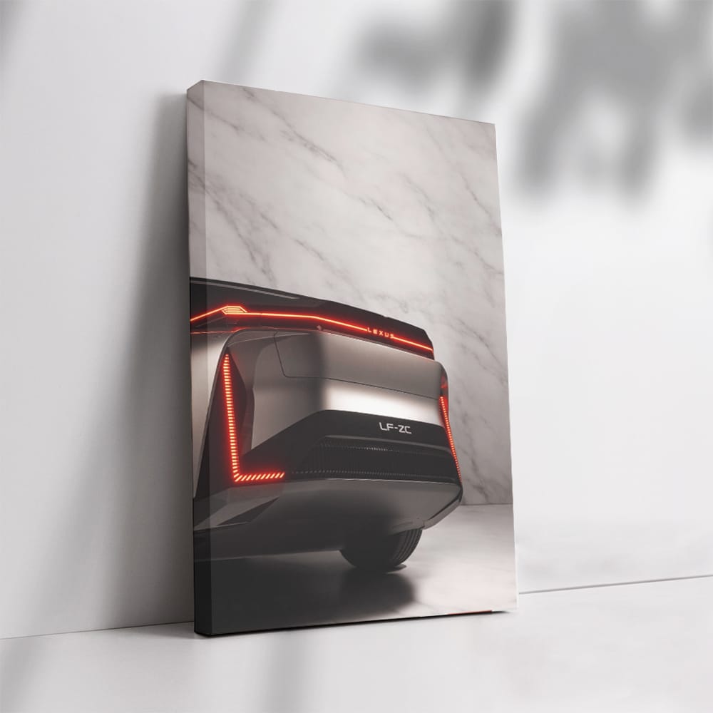 Lexus LF-ZC Marble White - Sleek Future Design