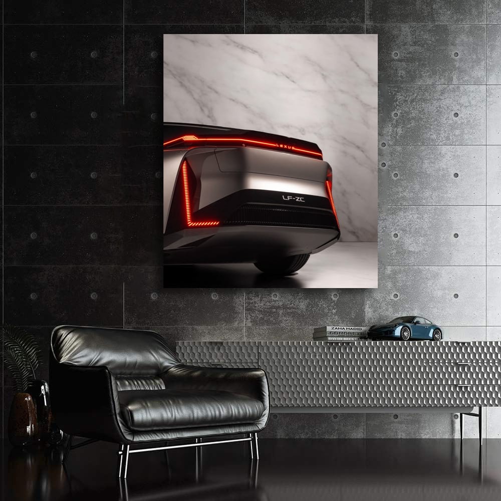 Lexus LF-ZC Marble White - Sleek Future Design