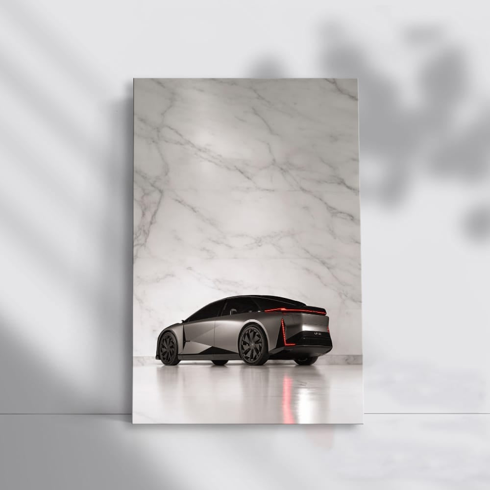 Lexus LF-ZC in White Marble - Ultimate Elegance in Motion