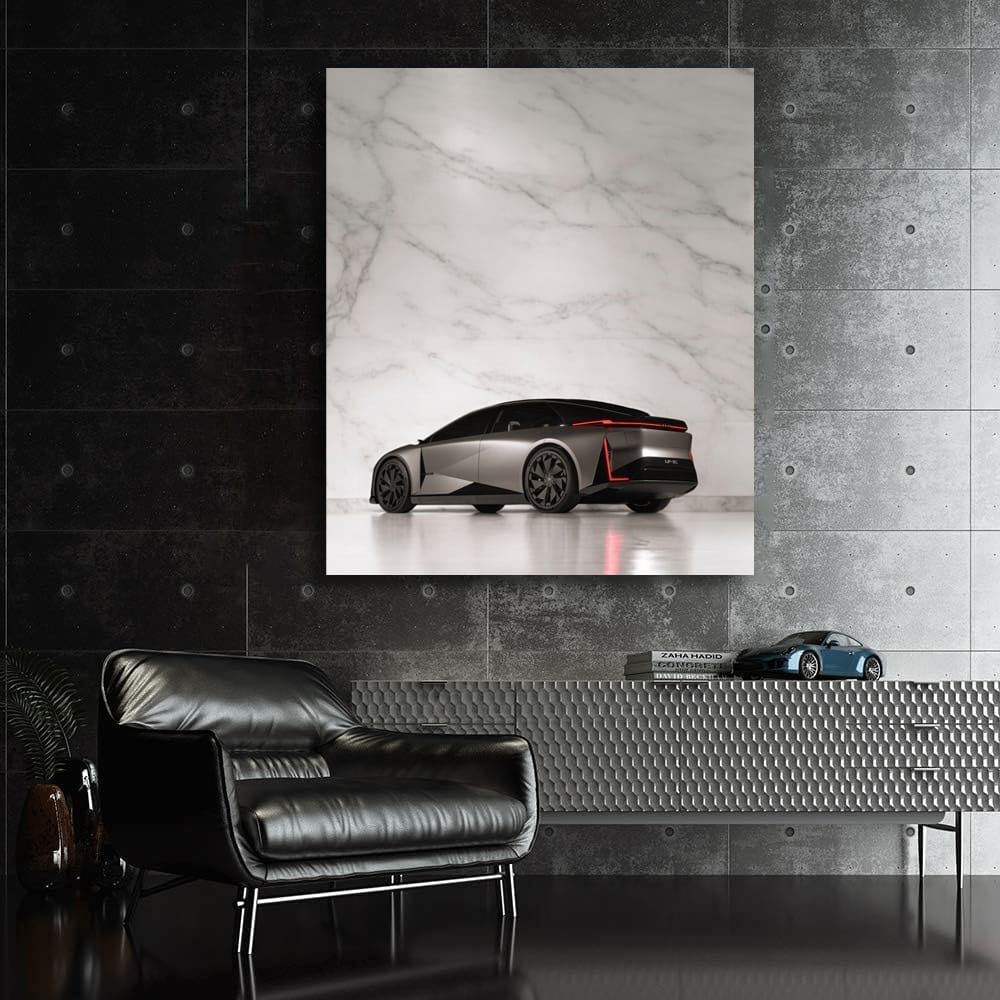 Lexus LF-ZC in White Marble - Ultimate Elegance in Motion