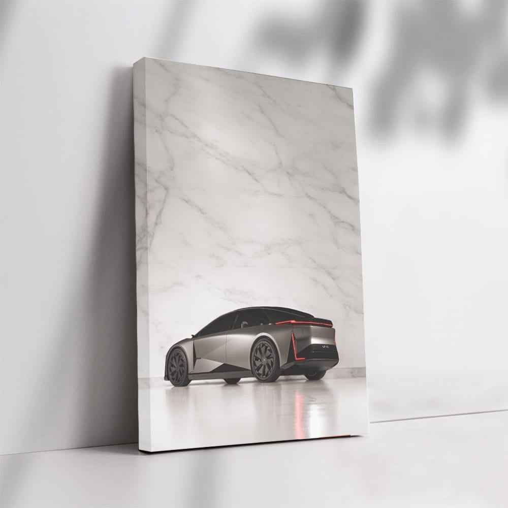 Lexus LF-ZC in White Marble - Ultimate Elegance in Motion