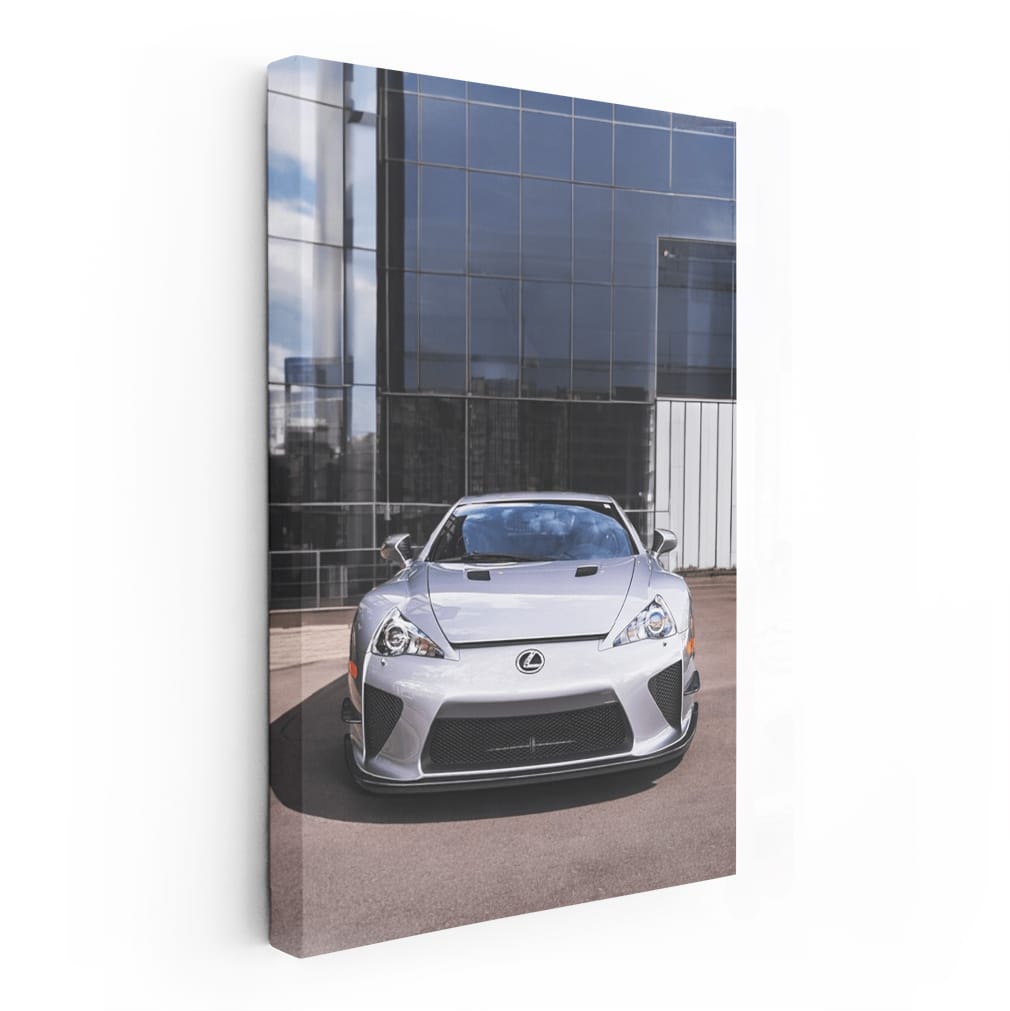 Lexus LFA glass building - 1