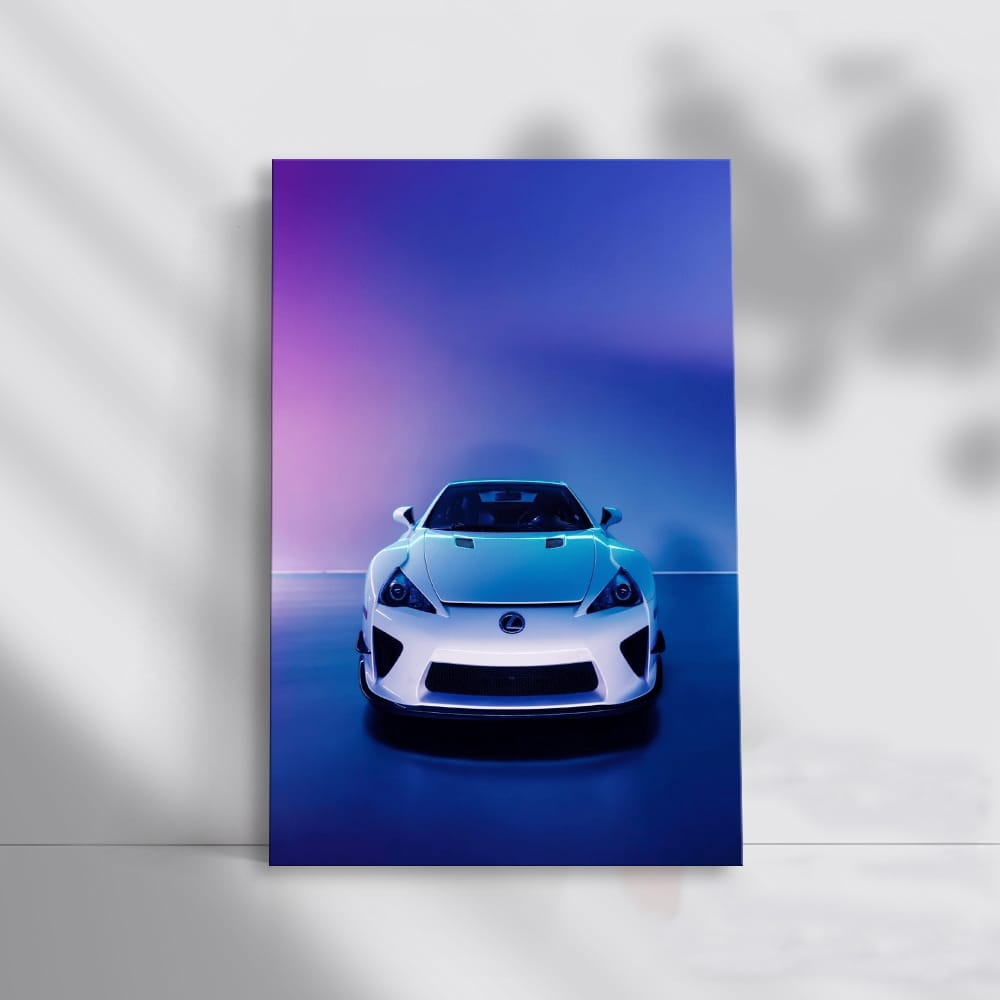 Neon Lexus LFA - Futuristic Speed Demon