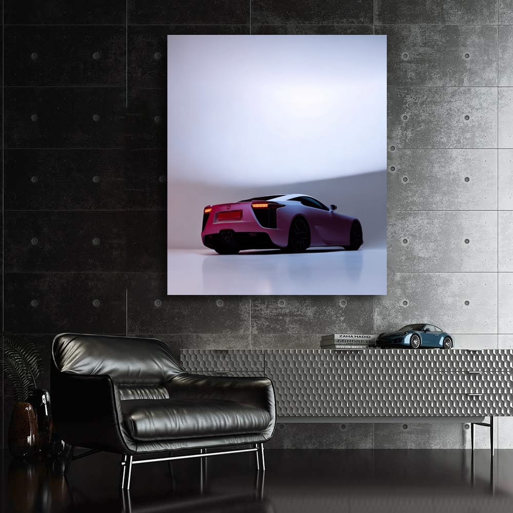 Lexus LFA Parked Elegantly - Rare Supercar Excellence