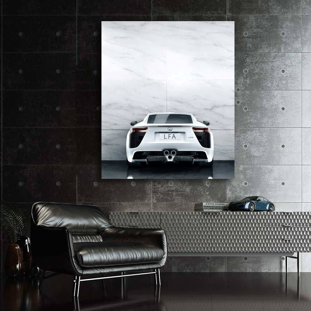 Lexus LFA white marble - 1