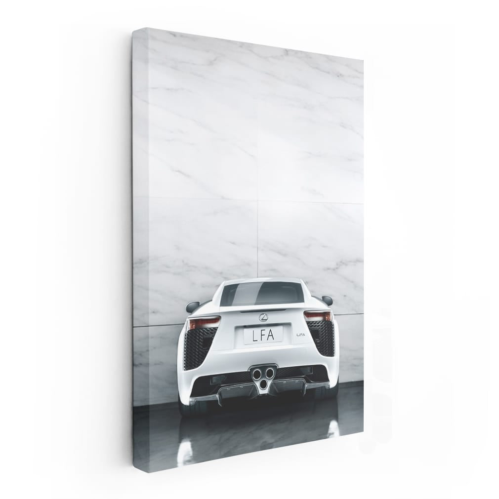 Lexus LFA white marble - 1