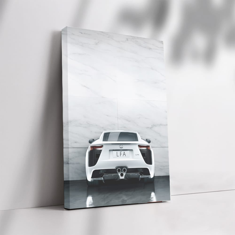 Lexus LFA white marble - 1