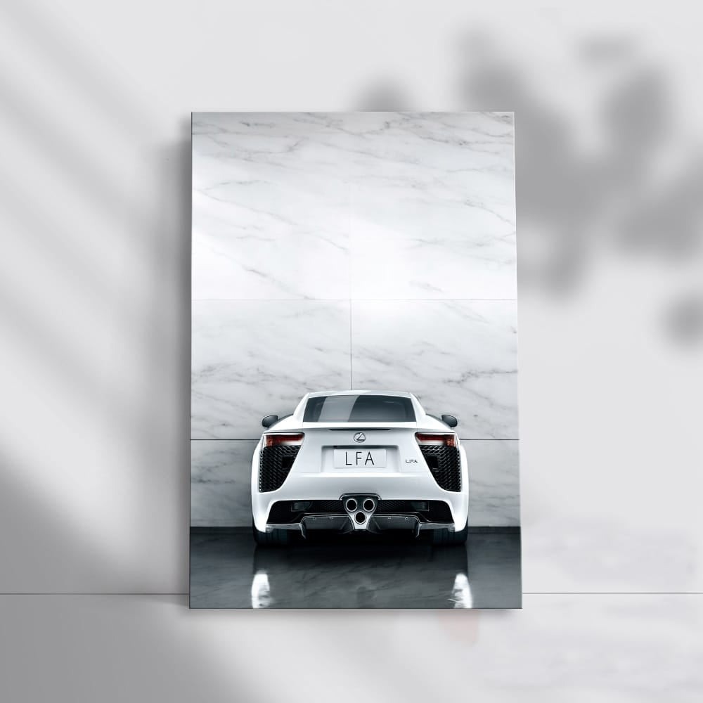 Lexus LFA white marble - 1