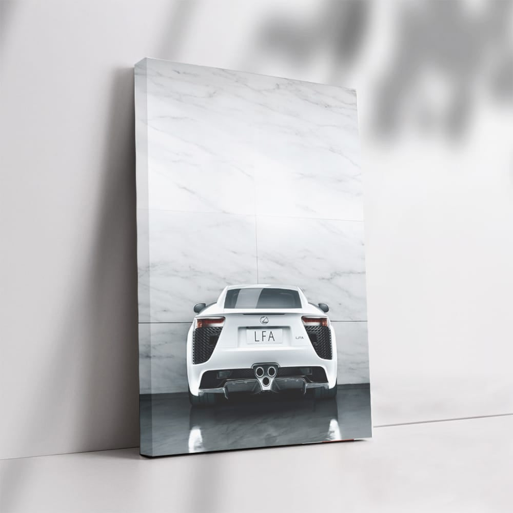 Lexus LFA White Marble - Iconic Performance Masterpiece