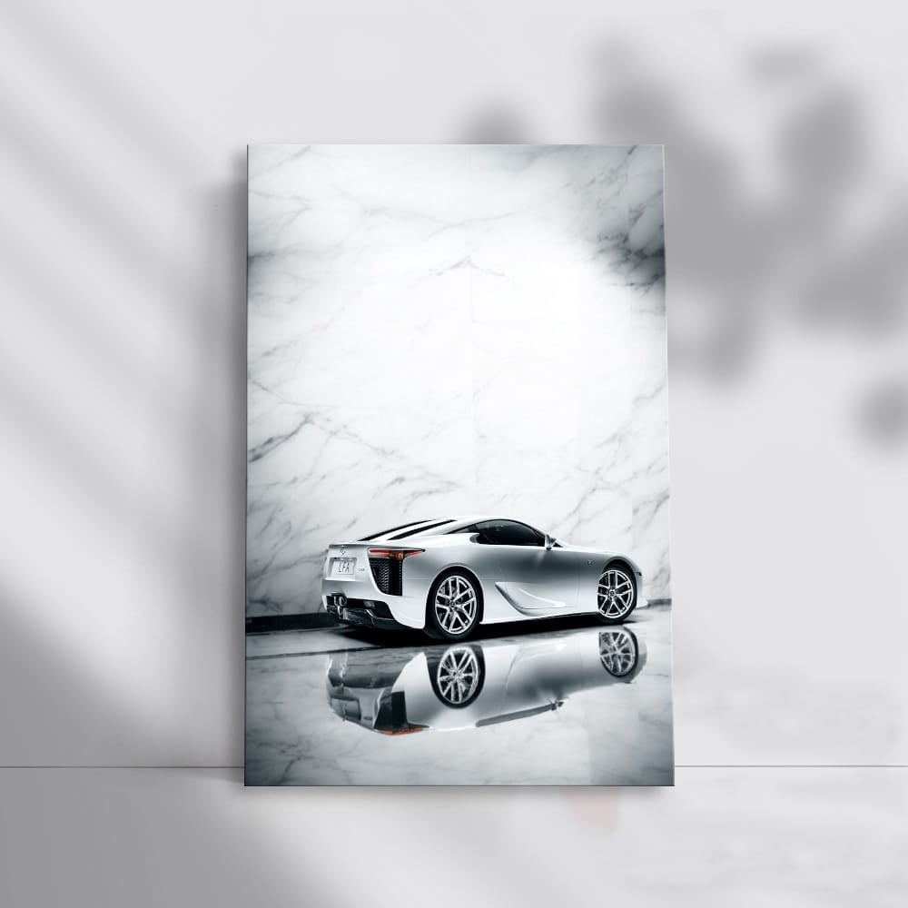 Lexus LFA in White Marble - Exquisite Performance Machine