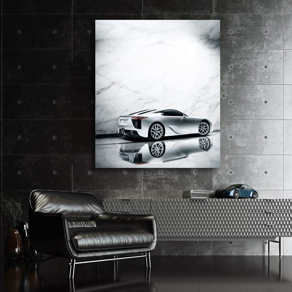 Lexus LFA in White Marble - Exquisite Performance Machine