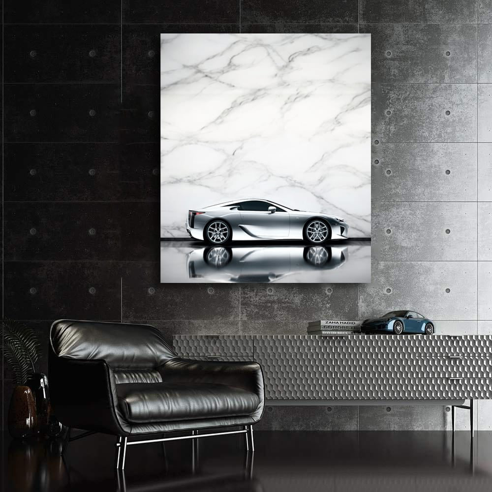 Lexus LFA White Marble - Exquisite Performance Marvel
