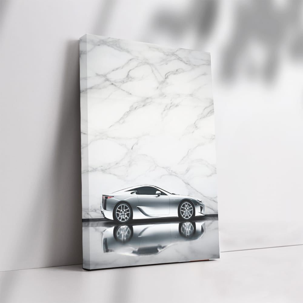 Lexus LFA White Marble - Exquisite Performance Marvel