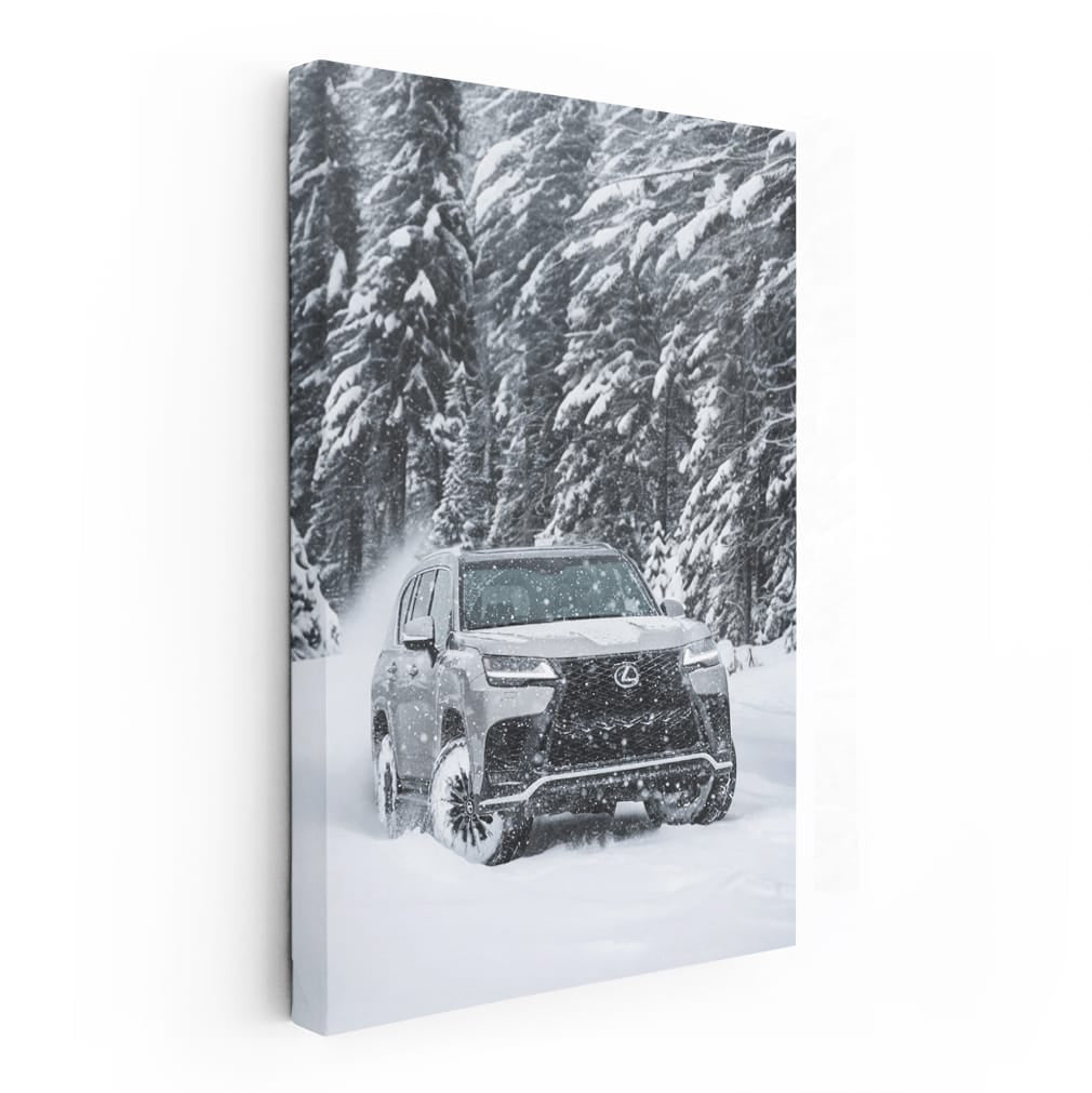 Lexus Lx Winte Wall Art