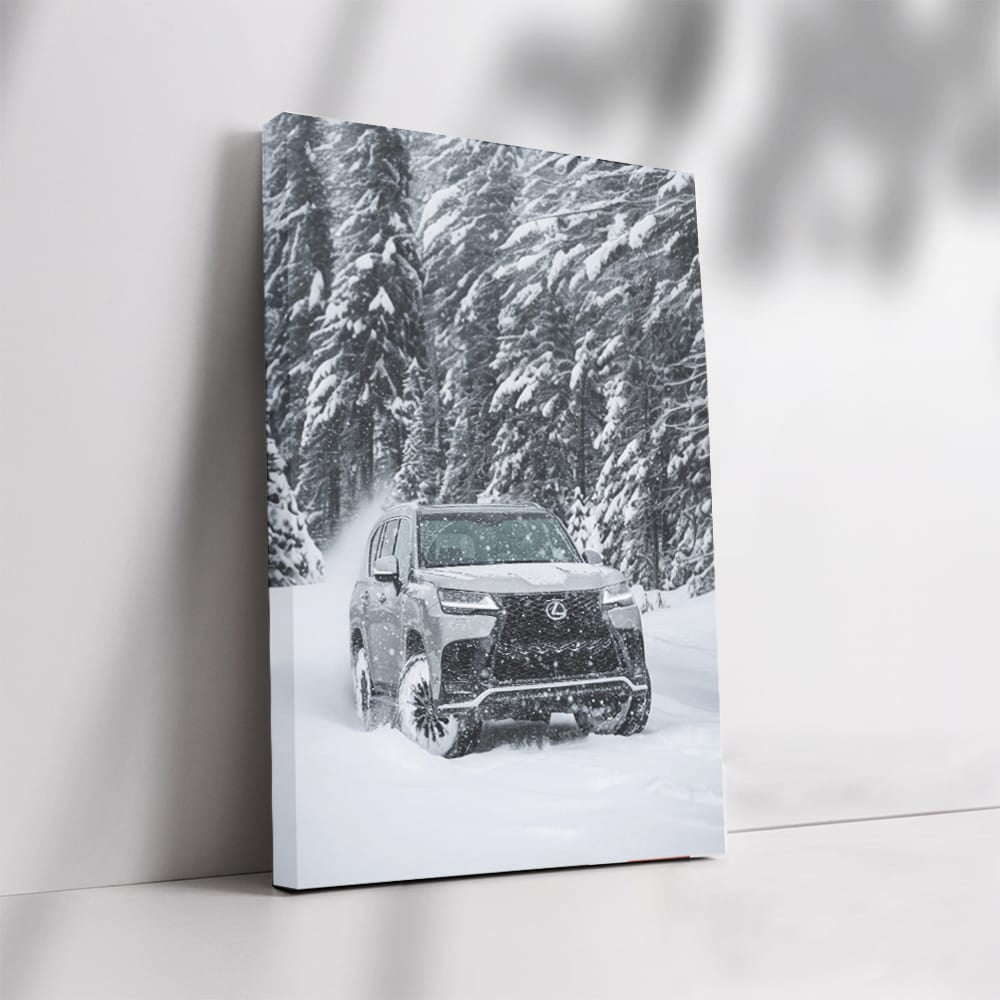 Lexus Lx Winte Wall Art