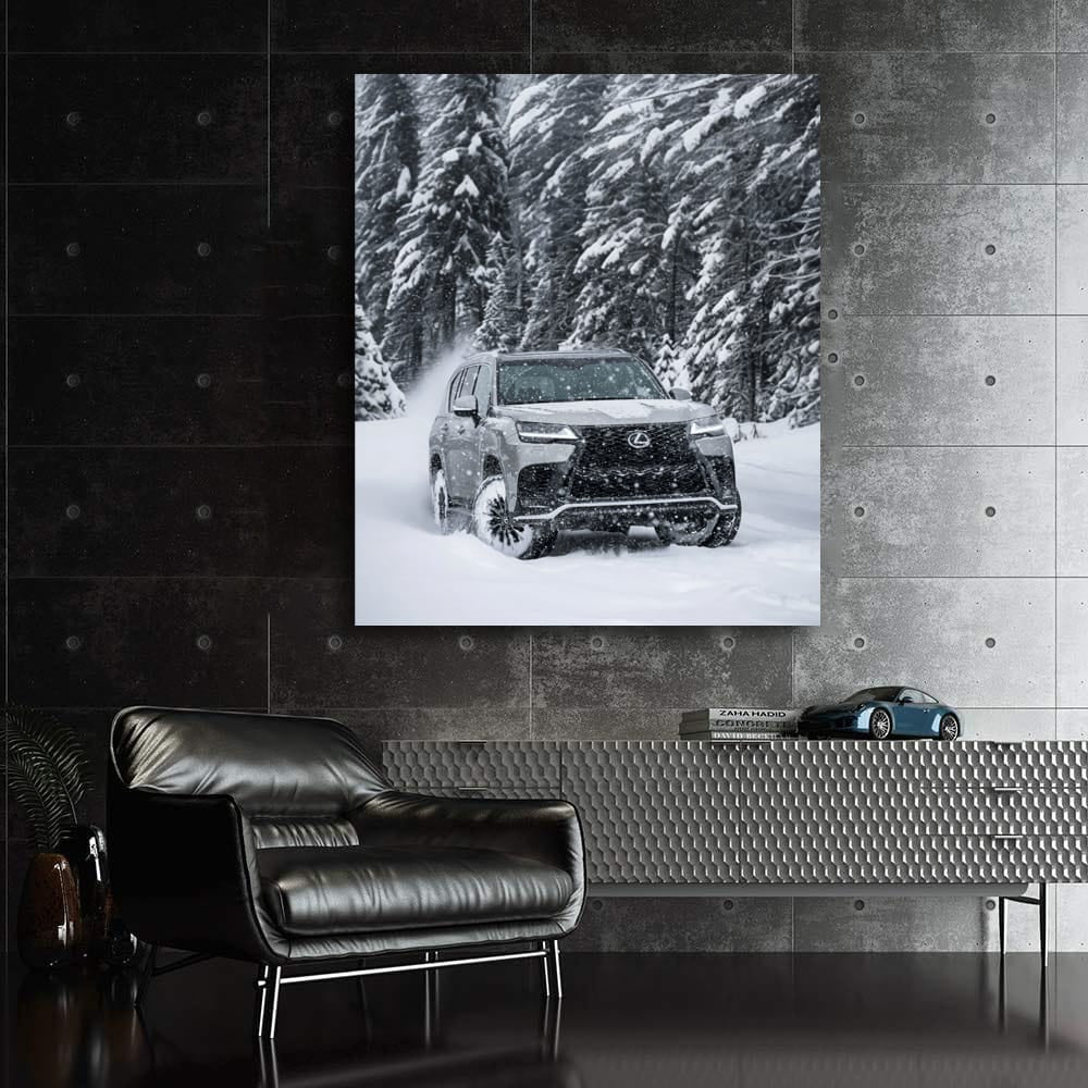 Lexus Lx Winte Wall Art