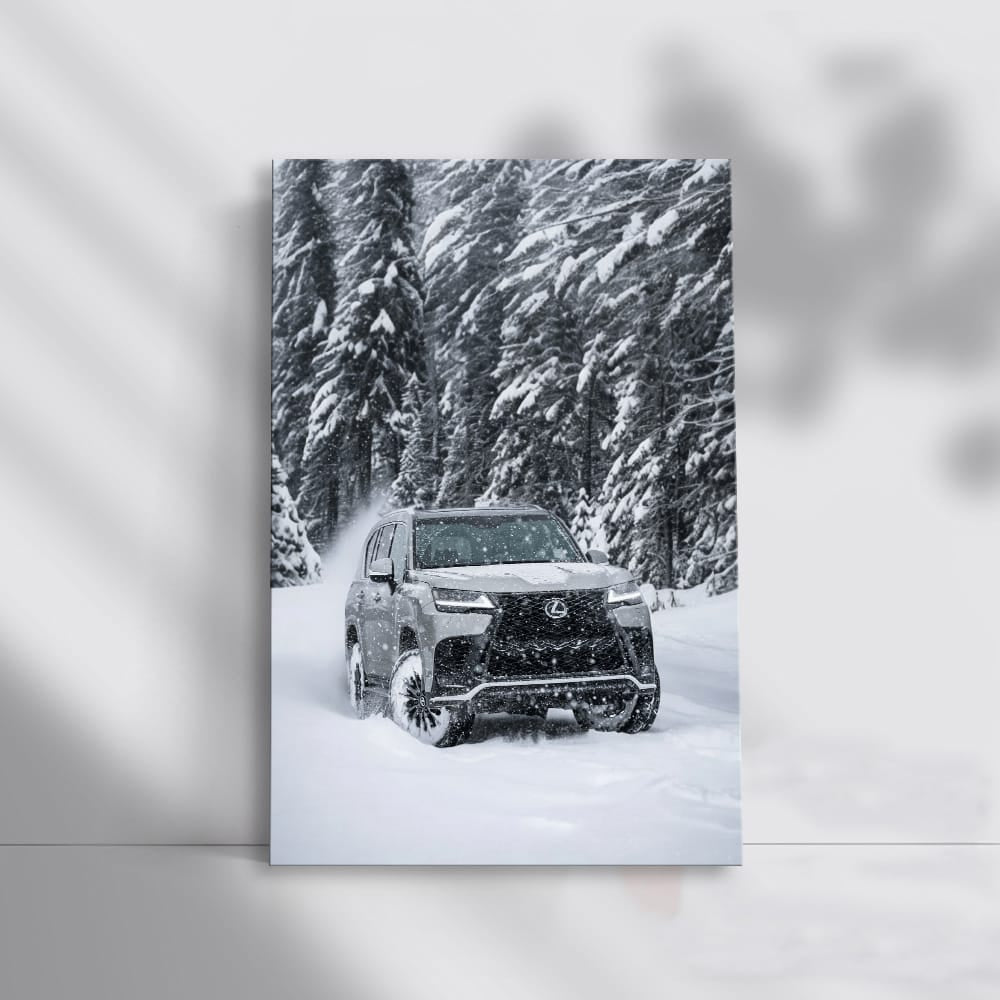 Lexus Lx Winte Wall Art