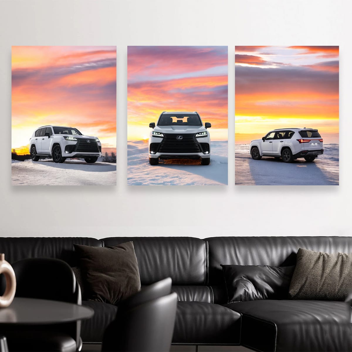 Lexus LX At Sunset Set of 3