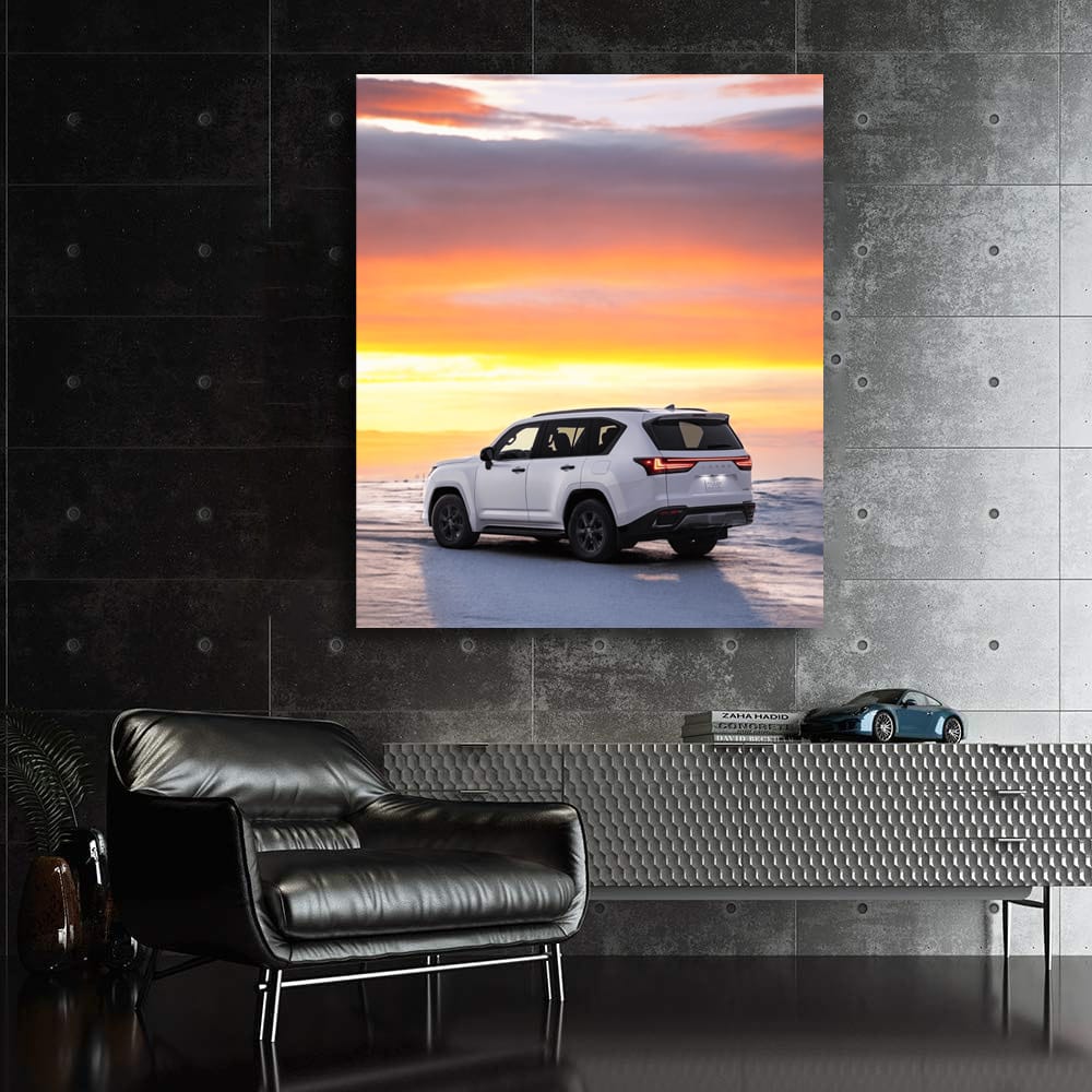 Lexus LX at Sunset - Luxury SUV with Elegance