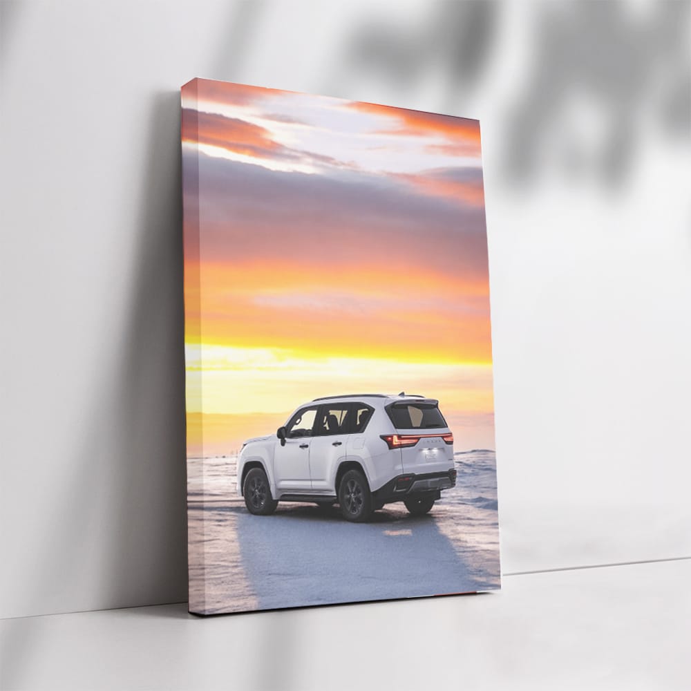Lexus LX at Sunset - Luxury SUV with Elegance