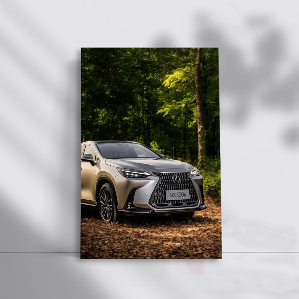 Lexus NX in Woods - Adventure Awaits