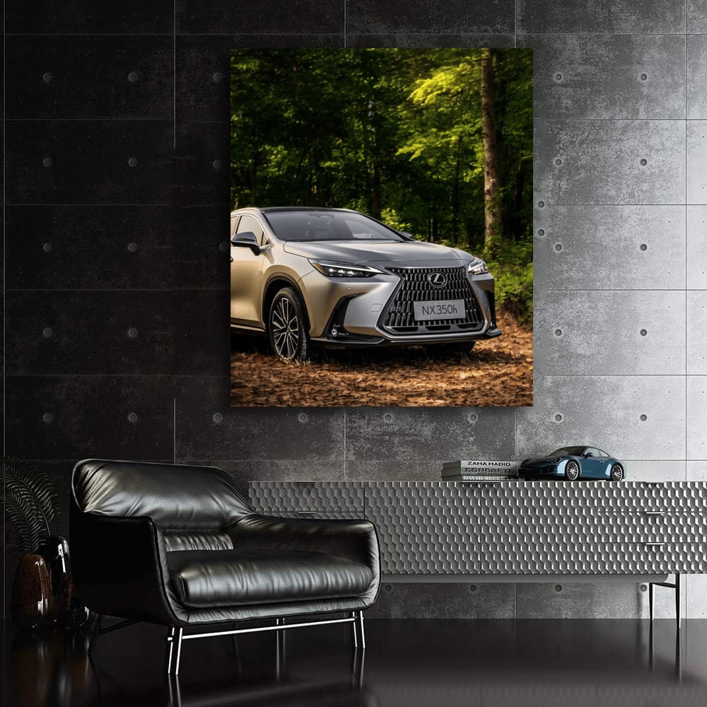 Lexus NX in Woods - Adventure Awaits