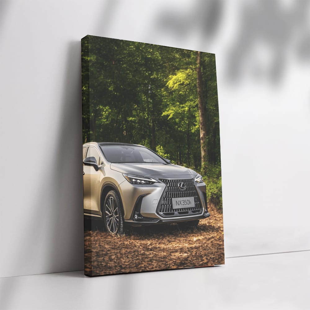 Lexus NX in Woods - Adventure Awaits