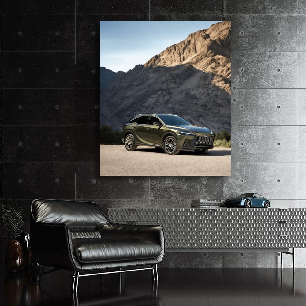 Lexus RX 350h Luxury AWD SUV in Mountains - Elegance Redefined
