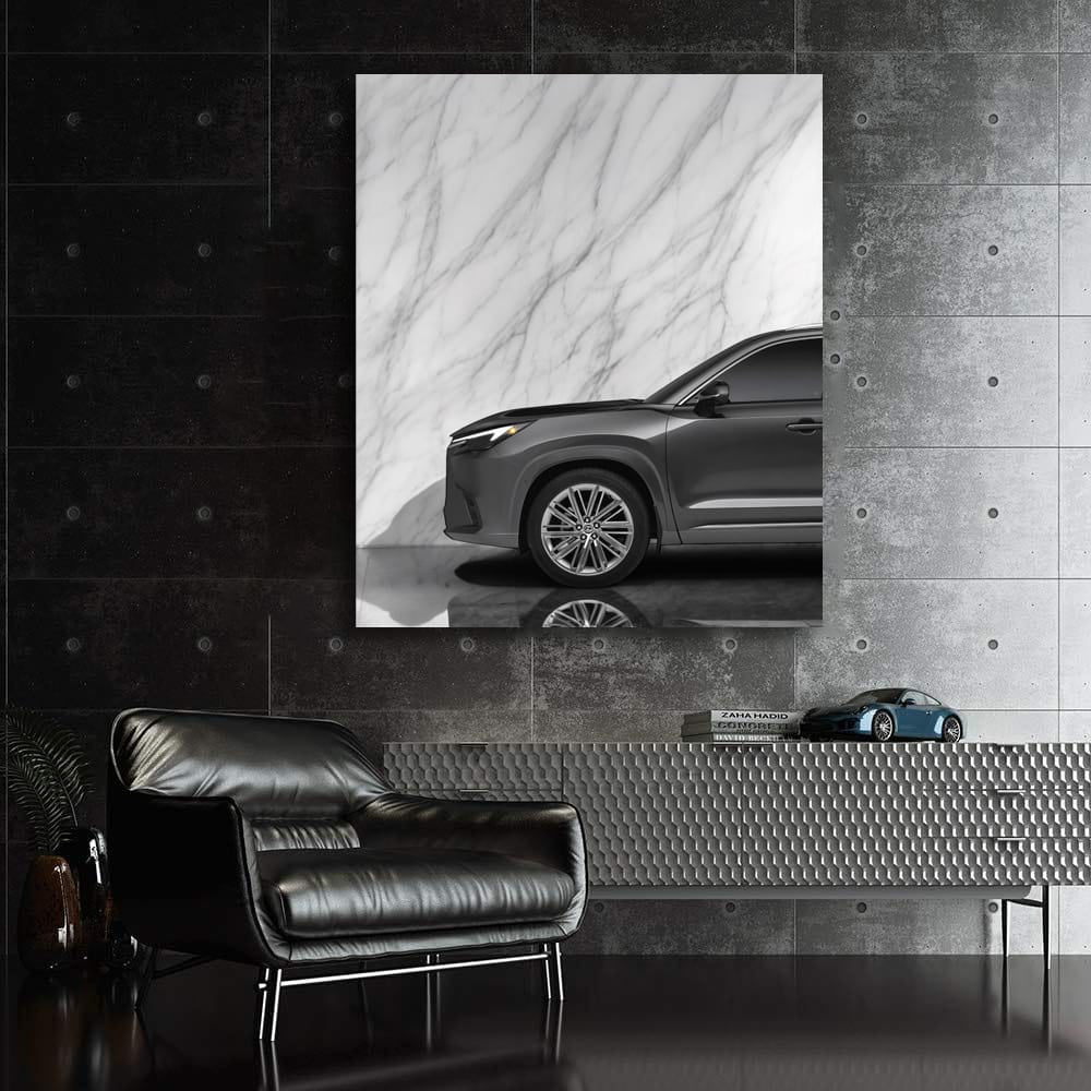 White Marble Lexus RX 500h - Elegance in Motion