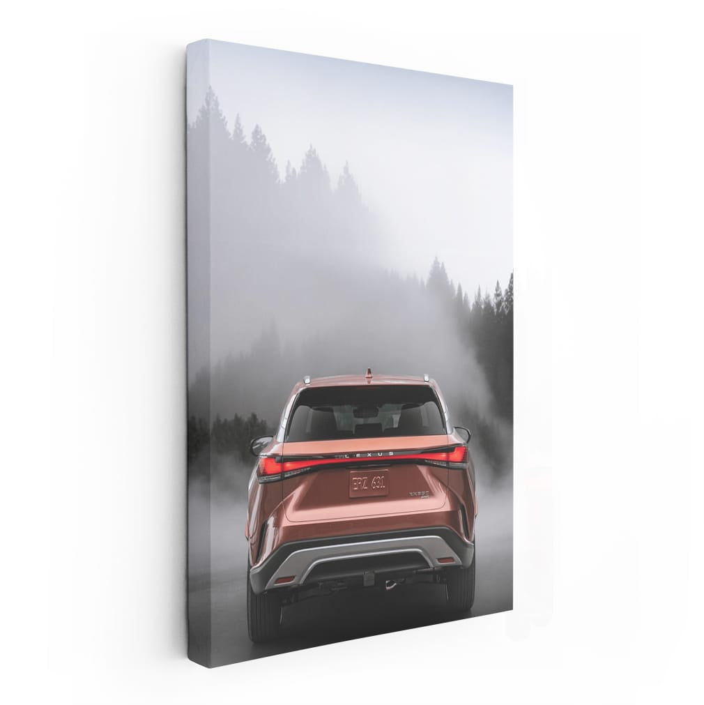 Lexus RX Amidst Fog - Sleek and Elegant SUV