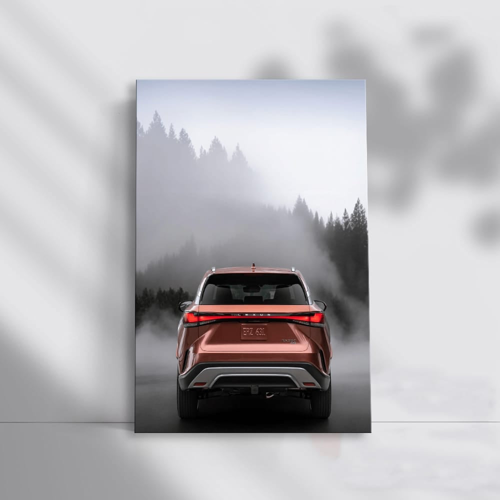 Lexus RX Amidst Fog - Sleek and Elegant SUV