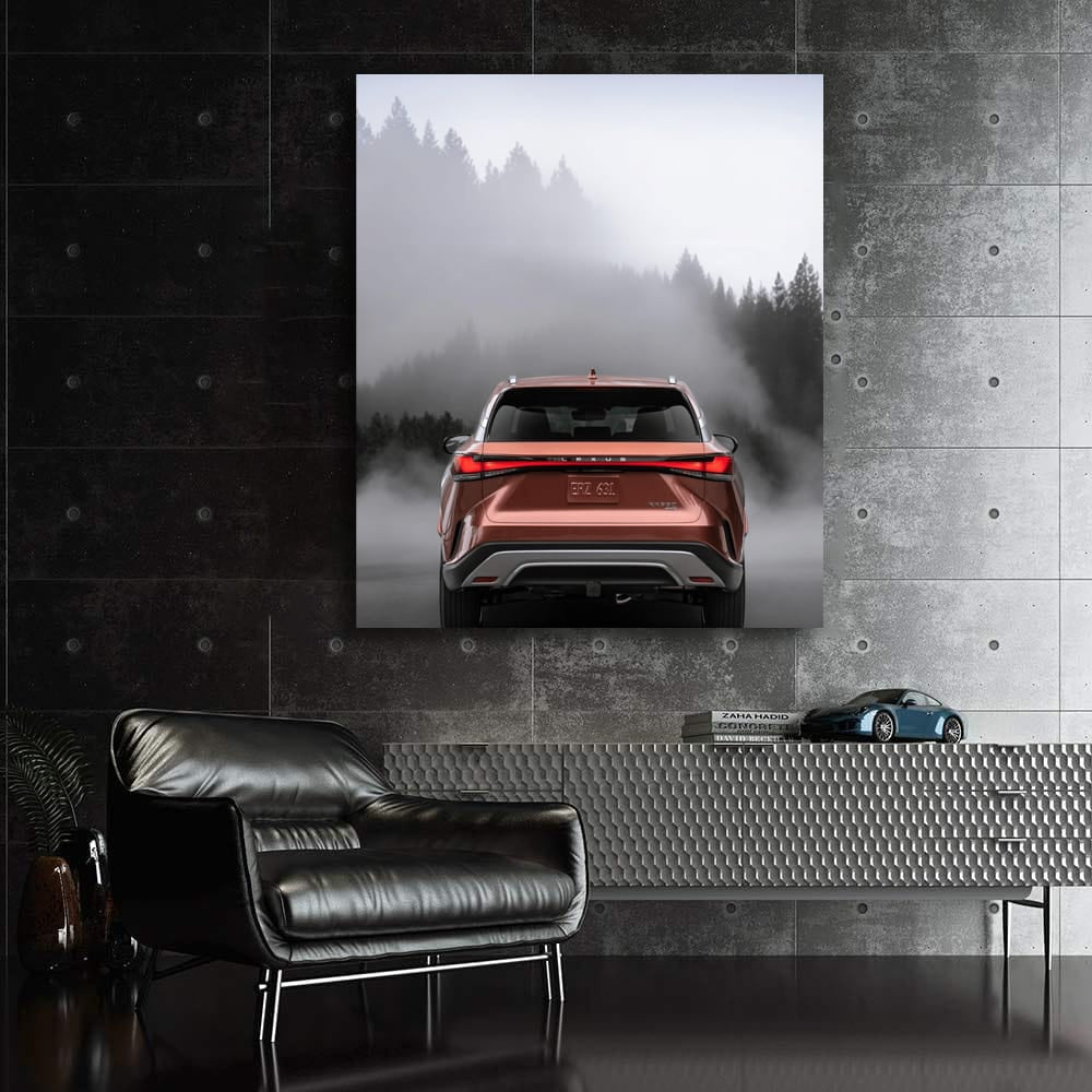 Lexus RX Amidst Fog - Sleek and Elegant SUV