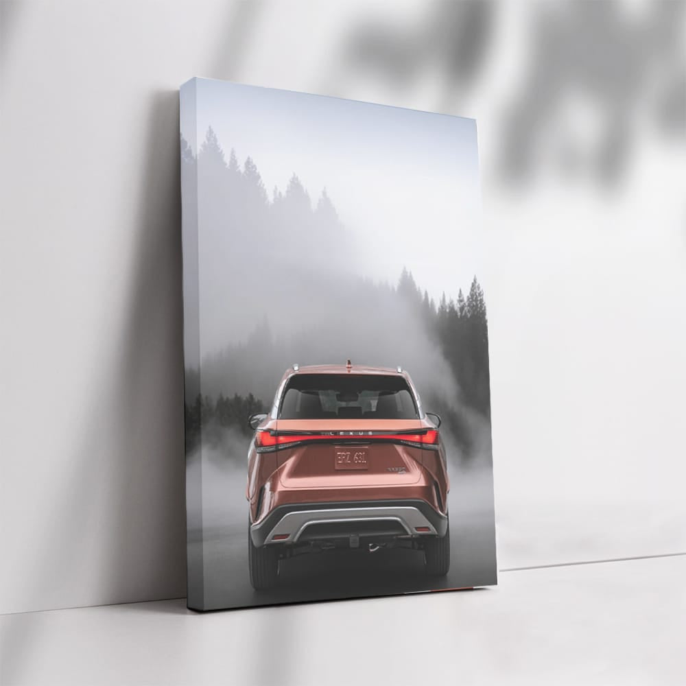 Lexus RX Amidst Fog - Sleek and Elegant SUV