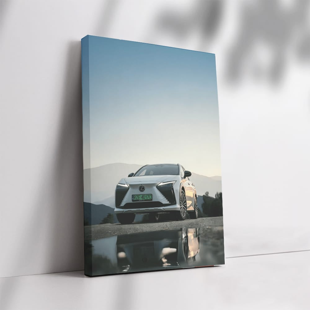 Lexus RZ in Mountain Scenery - Elegance Meets Adventure