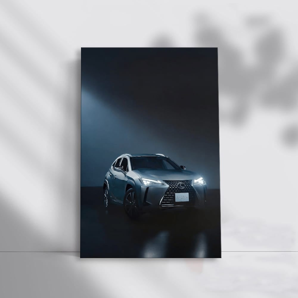 Gray Lexus UX in Parking - Sophisticated Urban Explorer