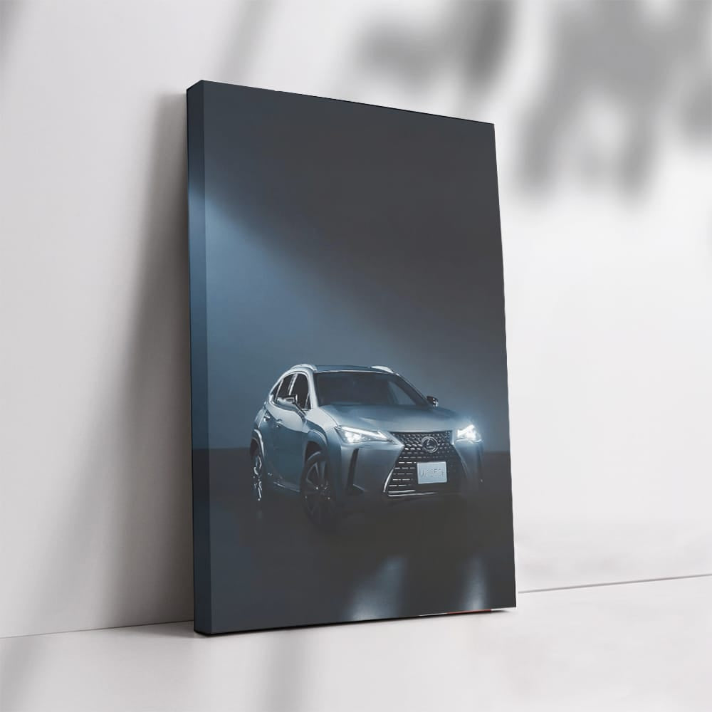 Gray Lexus UX in Parking - Sophisticated Urban Explorer